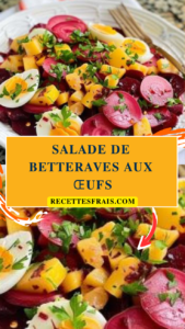 Salade de betteraves aux œufs