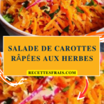 Salade de carottes râpées aux herbes