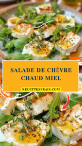 Salade de chèvre chaud miel