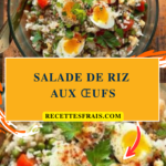 Salade de riz aux œufs