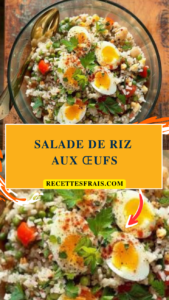 Salade de riz aux œufs