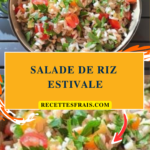 Salade de riz estivale