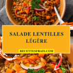 Salade lentilles légère