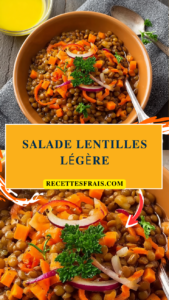 Salade lentilles légère