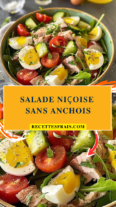 Salade niçoise sans anchois