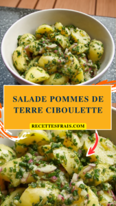 Salade pommes de terre ciboulette