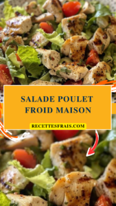 Salade poulet froid maison
