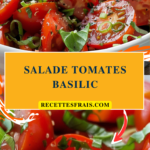 Salade tomates basilic