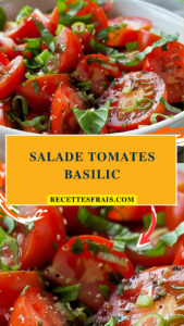 Salade tomates basilic