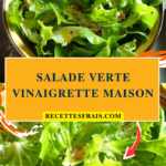 Salade verte vinaigrette maison
