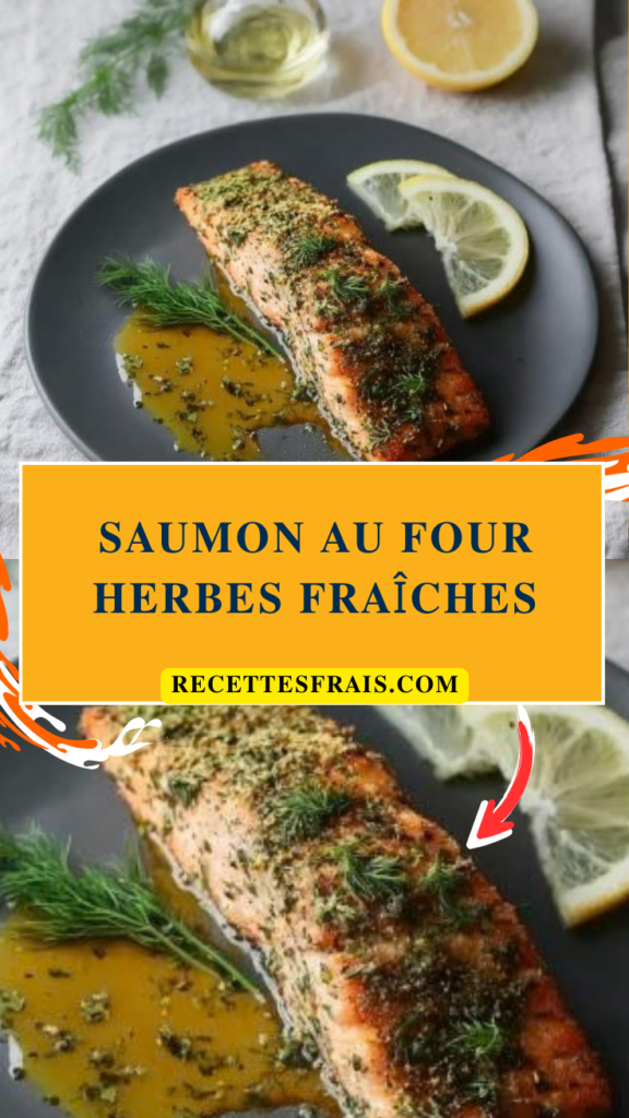 Saumon au four herbes fraîches