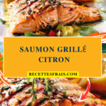Saumon grillé citron