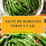 Sauté de haricots verts à l'ail
