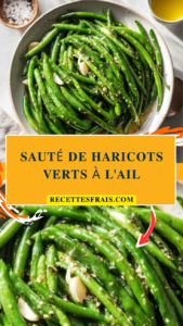 Sauté de haricots verts à l'ail