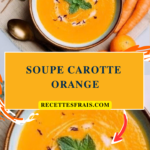 Soupe carotte orange