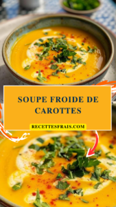 Soupe froide de carottes