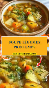 Soupe légumes printemps