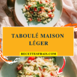 Taboulé maison léger