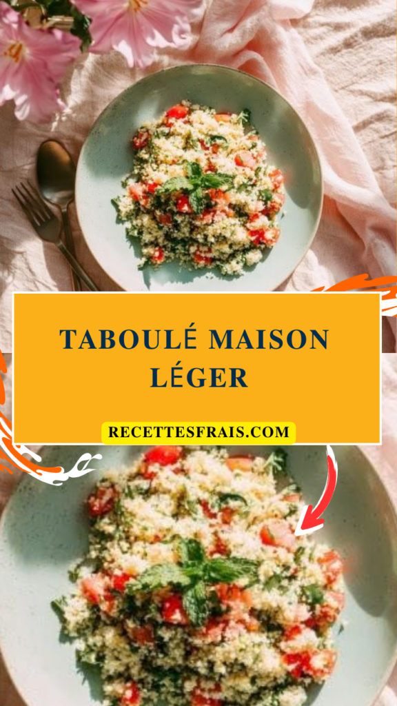 Taboulé maison léger