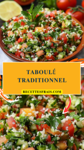 Taboulé traditionnel