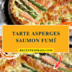 Tarte asperges saumon fumé