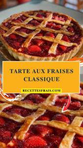 Tarte aux fraises classique