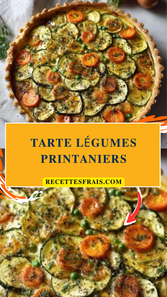 Tarte légumes printaniers