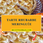 Tarte rhubarbe meringuée