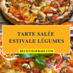 Tarte salée estivale légumes