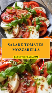 Tomates mozzarella salade